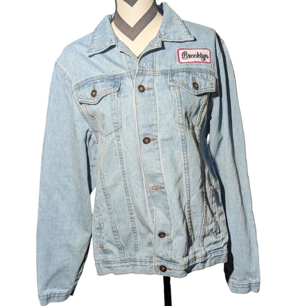 Brooklyn Cloth L Light Wash Denim Trucker Jacket